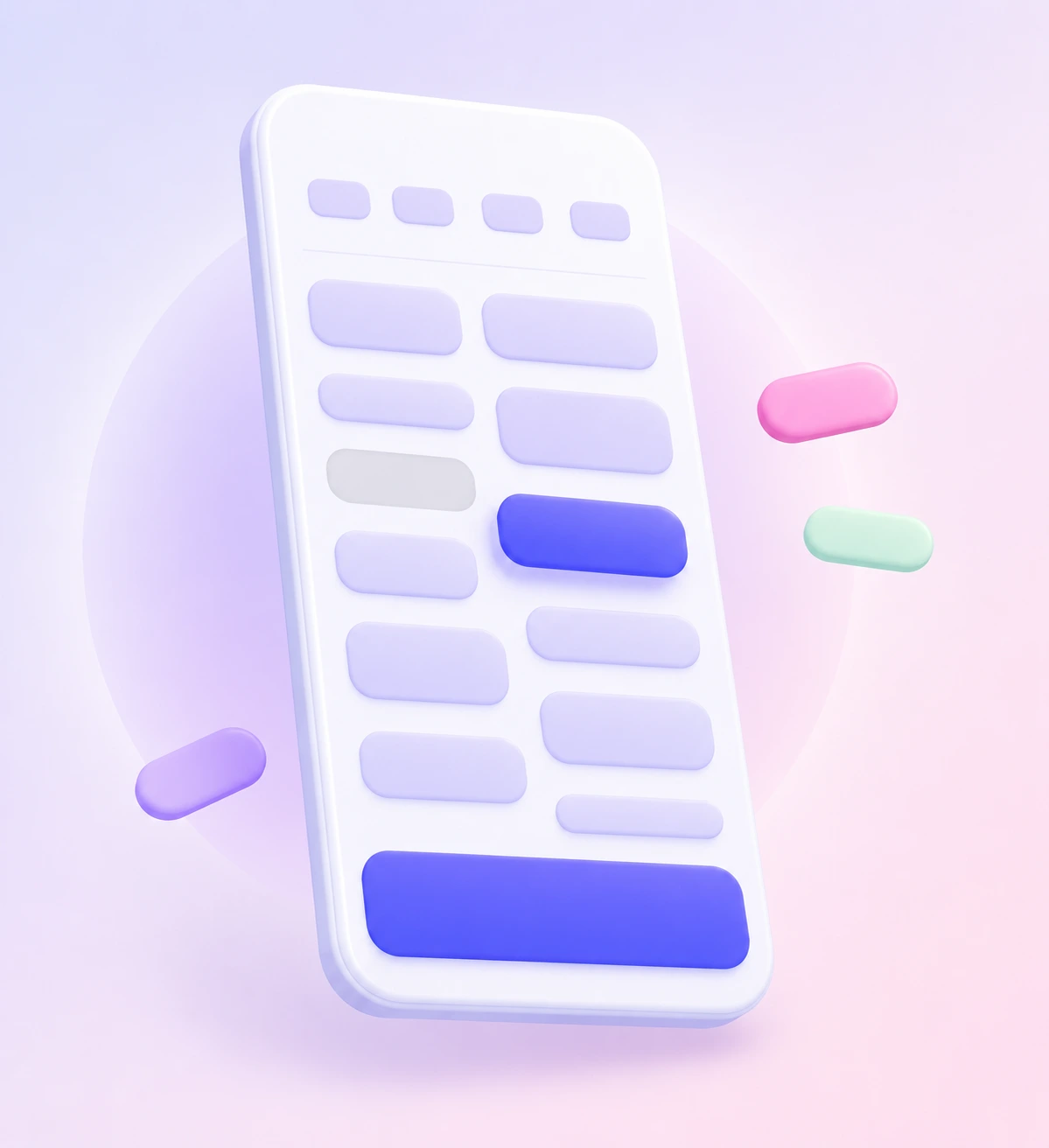 Belle booking page on a phone, showing services and available times