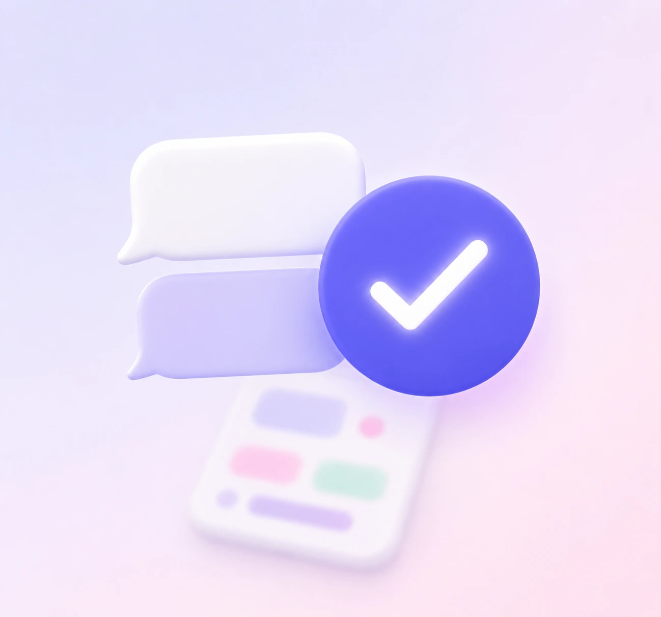 A Belle reminder sent by SMS and email, with one-tap confirmation